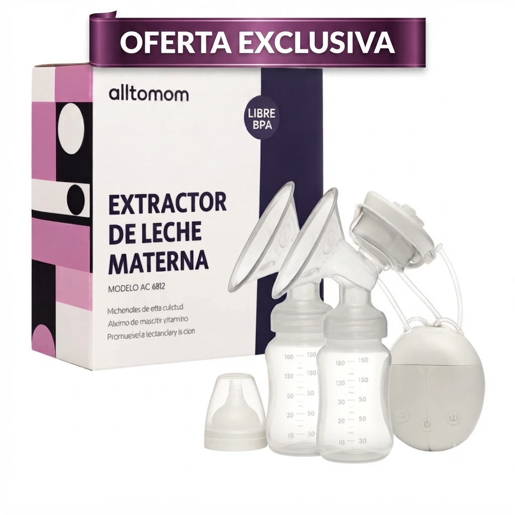 EXTRACTOR DE LECHE MATERNA DOBLE-50% OFF-ENVÍO GRATIS