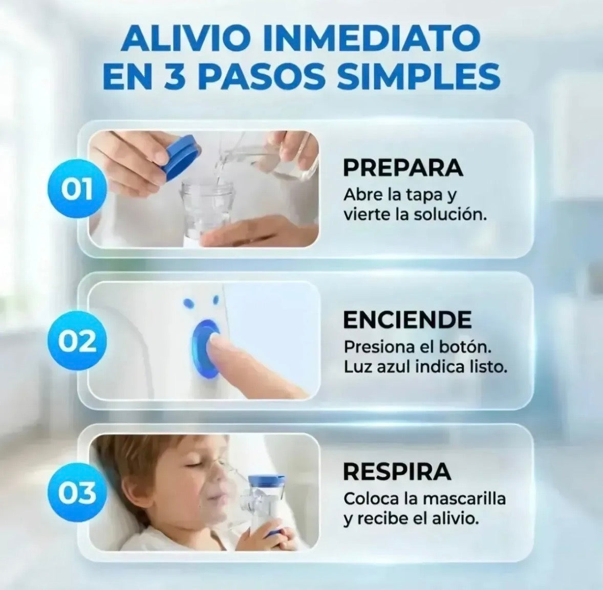 NEBULIZADOR PORTÁTIL PREMIUM-ENVÍO GRATIS-50%OFF!