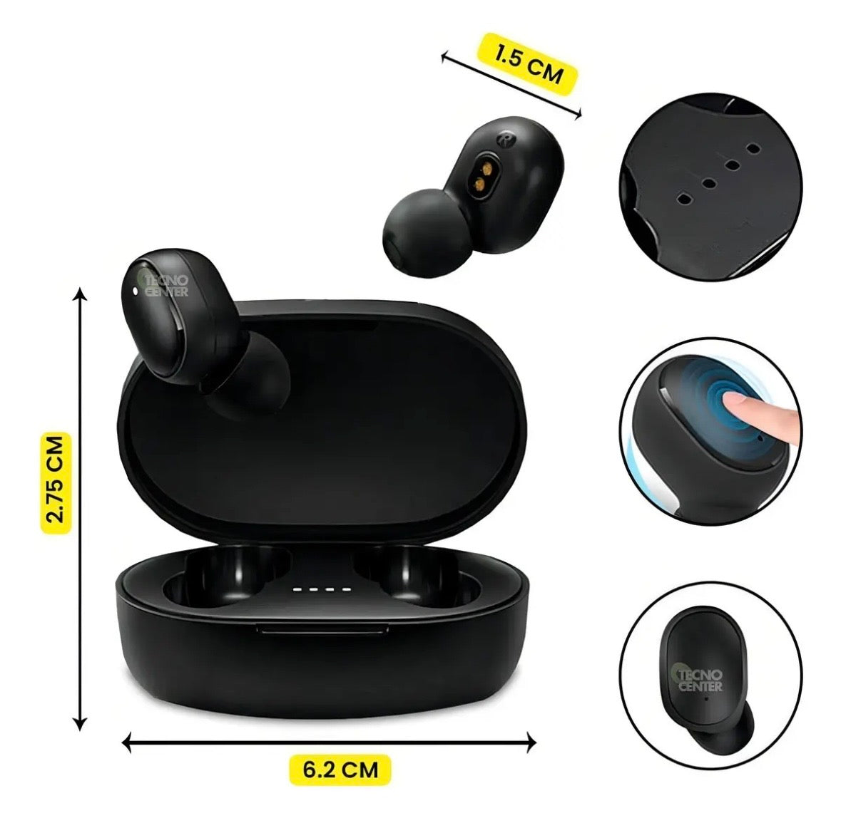 AURICULARES INALÁMBRICOS  A6S BLUETOOTH